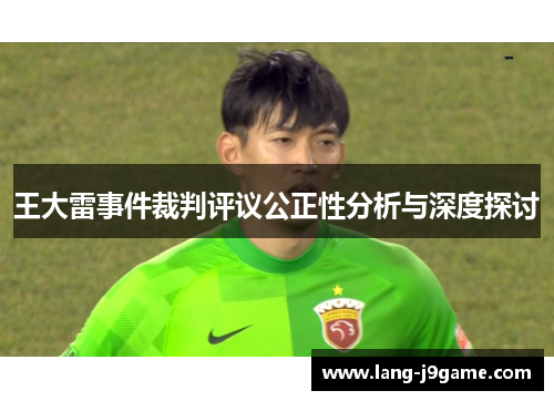 王大雷事件裁判评议公正性分析与深度探讨
